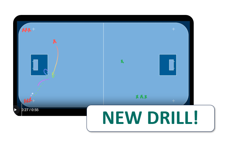 Shoot, shoot again and then dribble 1-on-1