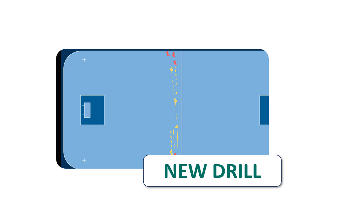 A 2-on-1 Drill with Players Running the Right Way | 2-on-1